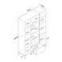 Hanah Home Armario multiusos JE118 - 2964 Blanco